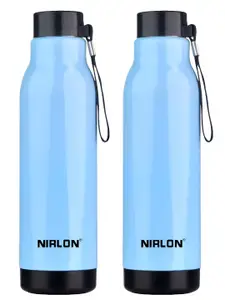 NIRLON Blue 2 Pieces Water Bottle 480 ml Each