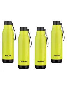 NIRLON Green 4 Pieces Stainless Steel Solid Water Bottle