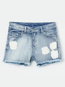 Fame Forever by Lifestyle Girls Washed Denim Shorts