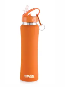 NIRLON Orange Single Stainless Steel Water Bottle 750 ml
