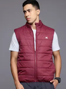 HRX by Hrithik Roshan Rapid-Dry Longline Training Padded Gilet Jacket