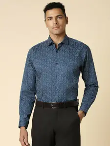Allen Solly Slim Fit Long Sleeves Spread Collar Cotton Printed Formal Shirt