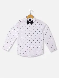Allen Solly Junior Boys Slim Fit Geometric Printed Cotton Party Shirt