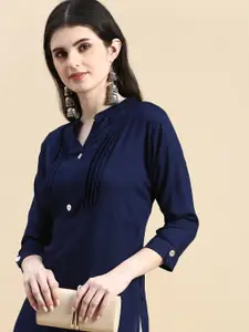 GRANTH FASHION Mandarin Collar Shirt Style Top