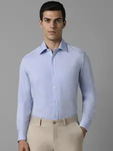 Louis Philippe Textured Self Design Cotton Formal Shirt