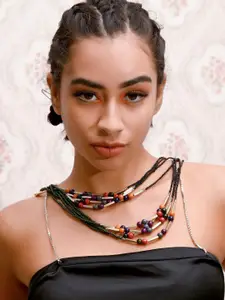 ODETTE Artificial Stones Studded Necklace