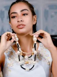 ODETTE Artificial Stones Studded Necklace