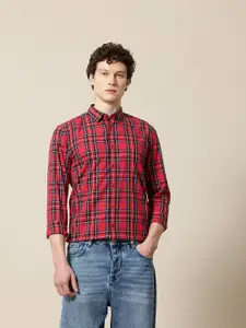 Mr Bowerbird Men Premium Checked Casual Shirt