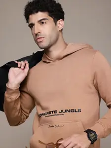 French Connection Typography Printed Hooded Sweatshirt