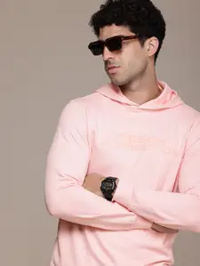 French Connection Printed Hooded Sweatshirt