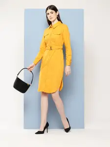 Chemistry Pure Cotton Shirt Dress with Belt
