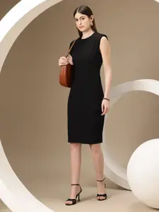 Chemistry Solid Sleeveless Sheath Dress