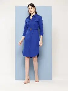 Chemistry  Cotton Shirt Dress with Belt