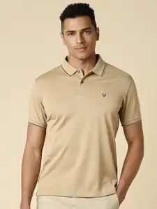 Allen Solly Geometric Printed Polo Collar Short Sleeves Cotton Regular T-shirt