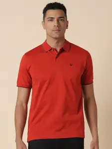 Allen Solly Geometric Printed Polo Collar Short Sleeves Cotton Regular T-shirt