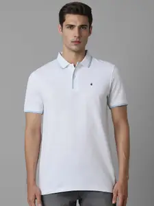 Louis Philippe Sport Polo Collar Pure Cotton Slim Fit T-shirt