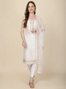 Meena Bazaar Embroidered Unstitched Dress Material
