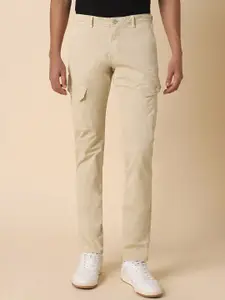 Allen Solly Men Slim Fit Mid Rise Cotton Cargos Trousers