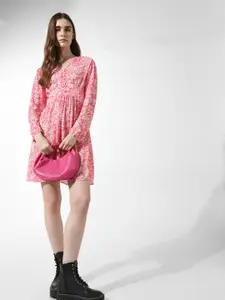 ONLY Floral Print A-Line Dress