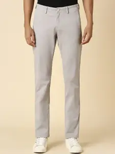 Allen Solly Men Slim Fit Mid Rise Cotton Casual Trousers