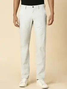 Allen Solly Men Slim Fit Mid-Rise Cotton Chinos Trousers