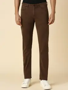 Allen Solly Men Slim Fit Mid-Rise Cotton Chinos Trousers