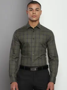 Tommy Hilfiger Spread Collar Opaque Checked Cotton Casual Shirt