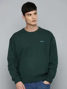 R.Code by The Roadster Life Co. Round Neck Cotton Oversized Pullover