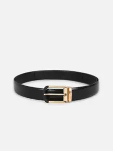 Allen Solly Men Textured Genuine Leather Formal Belt