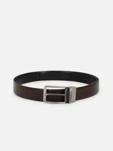 Van Heusen Men Textured Leather Formal Belt