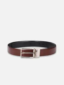 Van Heusen Men Textured Leather Formal Belt