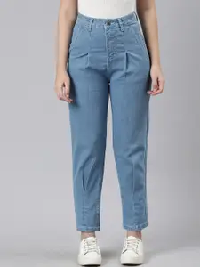ZHEIA Women High-Rise Low Distress Stretchable Jeans