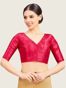 Studio Shringaar Short Sleeves Readymade Saree Blouse