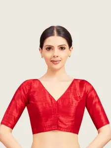 Studio Shringaar V-Neck Readymade Saree Blouse