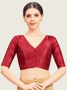 Studio Shringaar V-Neck Readymade Saree Blouse