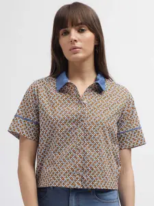 Iconic Geometric Printed Casual Shirt