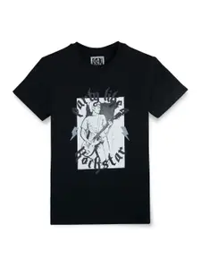 Gini and Jony Boys Graphic Printed Cotton T-shirt