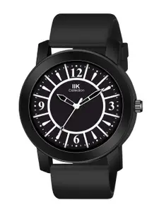IIK COLLECTION Men Round Dial Adjustable Flexible Silicon Strap Watch-IIK-961M