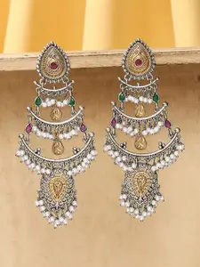 OOMPH Oxidised Drop Earrings