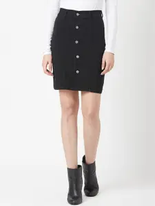 Chemistry Denim A-Line Above Knee Skirt