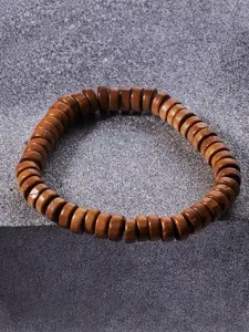 SALTY Men Wooden Elasticated Bracelet