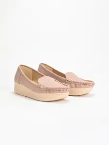 SCENTRA Women Textured Loafers