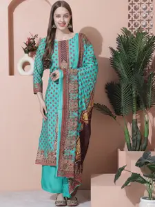 Stylee LIFESTYLE Floral Printed Muslin Unstitched Dress Material