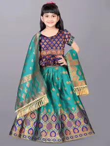 BAESD Girls Woven Design Ready to Wear Lehenga & Choli With Dupatta