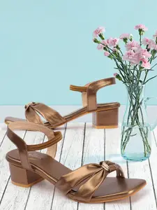 Picktoes Textured Block Heels