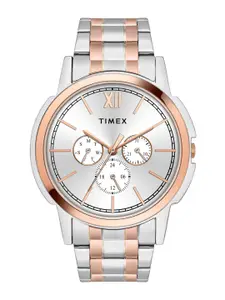 Timex Men Stainless Steel Bracelet Style Straps Analogue Multi Function Watch TW000U322-EX