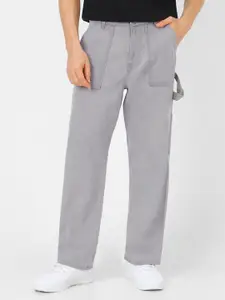 Urbano Fashion Men Loose Fit Carpenter Cargo Jeans