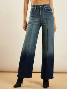 SASSAFRAS Straight Fit High Rise Stretchable Jeans