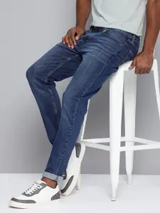 Levis Men Slim Tapered Fit Low-Rise Light Fade Stretchable Jeans