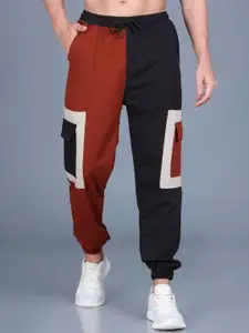 The Dance Bible Men Colourblocked Pure Cotton Anti Odour Relaxed Fit Jogger